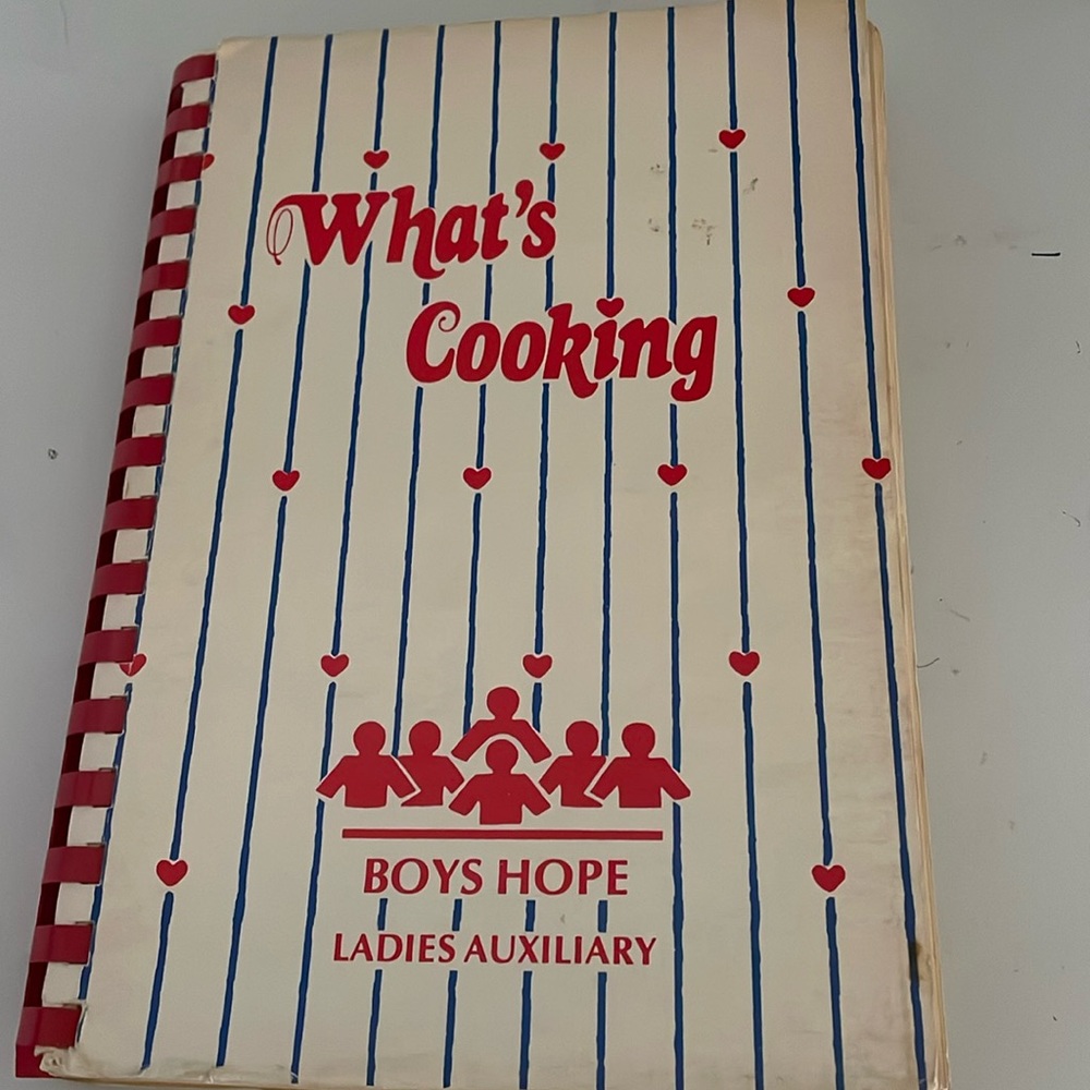 What’s Cooking Boys Hope Ladies Auxiliary 1968-1986 From Ladies All Over…